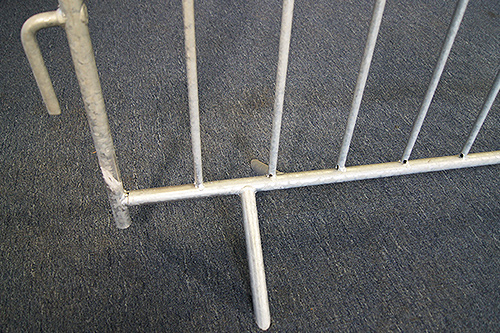 Bernfjord Bauzaun Absperrgitter Profi Leicht